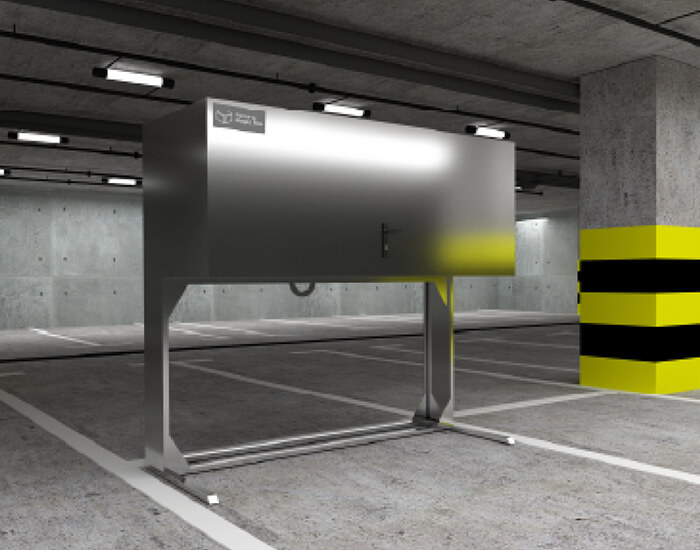 Box garażowy podjazdowy