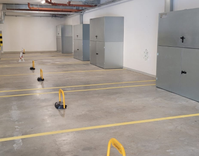 Szafa metalowa do garażu podziemnego